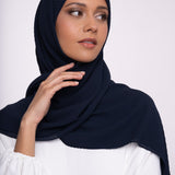Hijab - Mousseline plissé