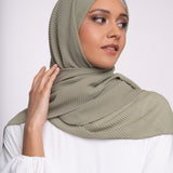 Hijab - Mousseline plissé