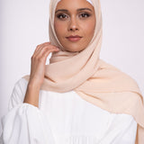 Hijab - Mousseline plissé