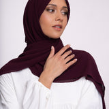 Hijab - Mousseline plissé