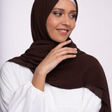 Hijab - Mousseline plissé