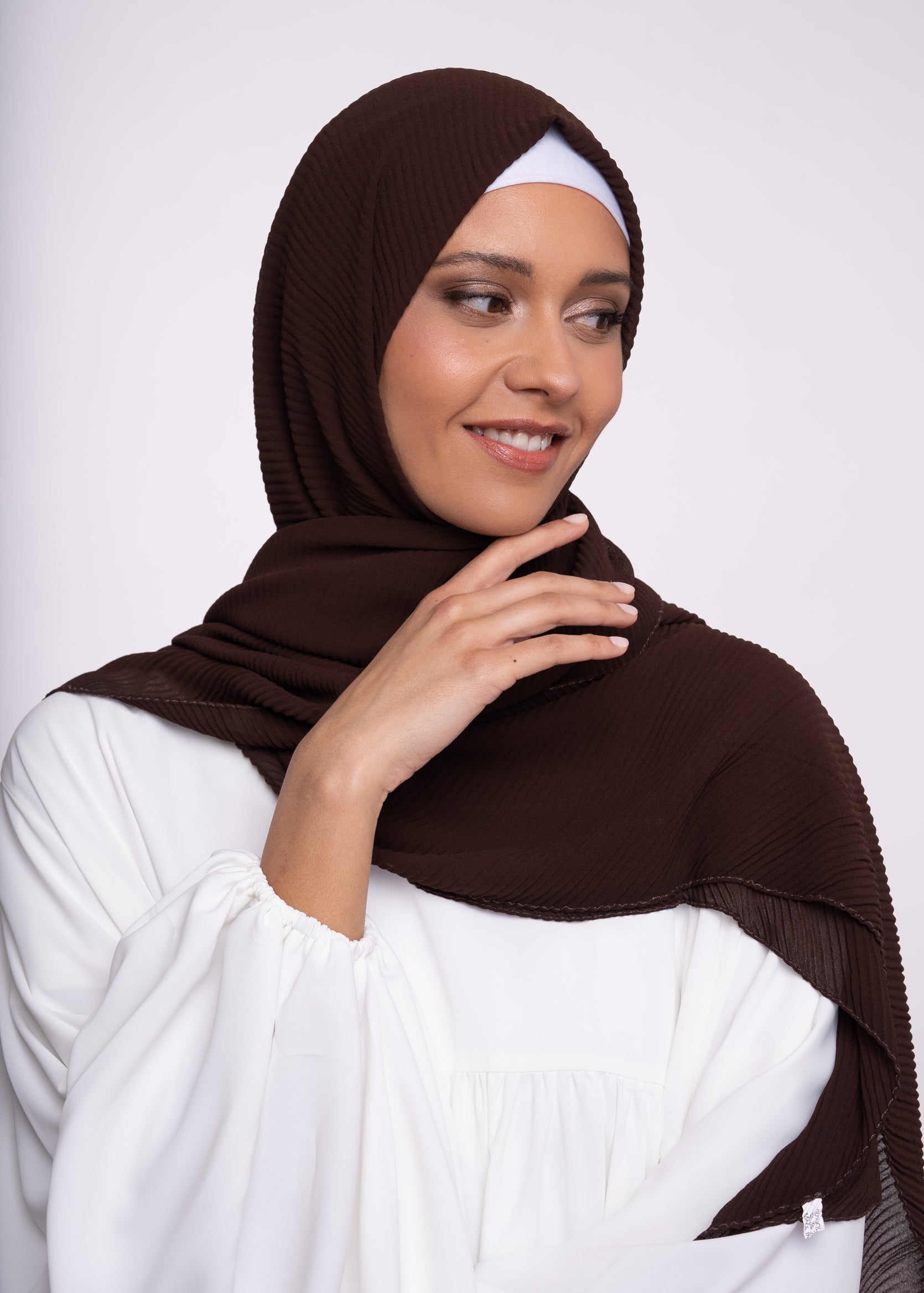 Hijab - Pleated muslin