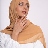 Hijab - Mousseline plissé